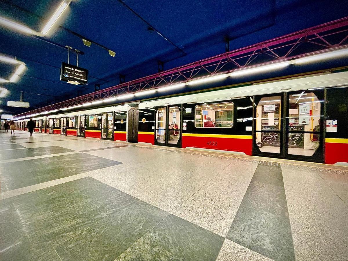 Super Apartament Green Rondo Onz Metro Nowe Wifi 300 Mb/S Aircondition Netflix Spotify Warszawa Eksteriør bilde