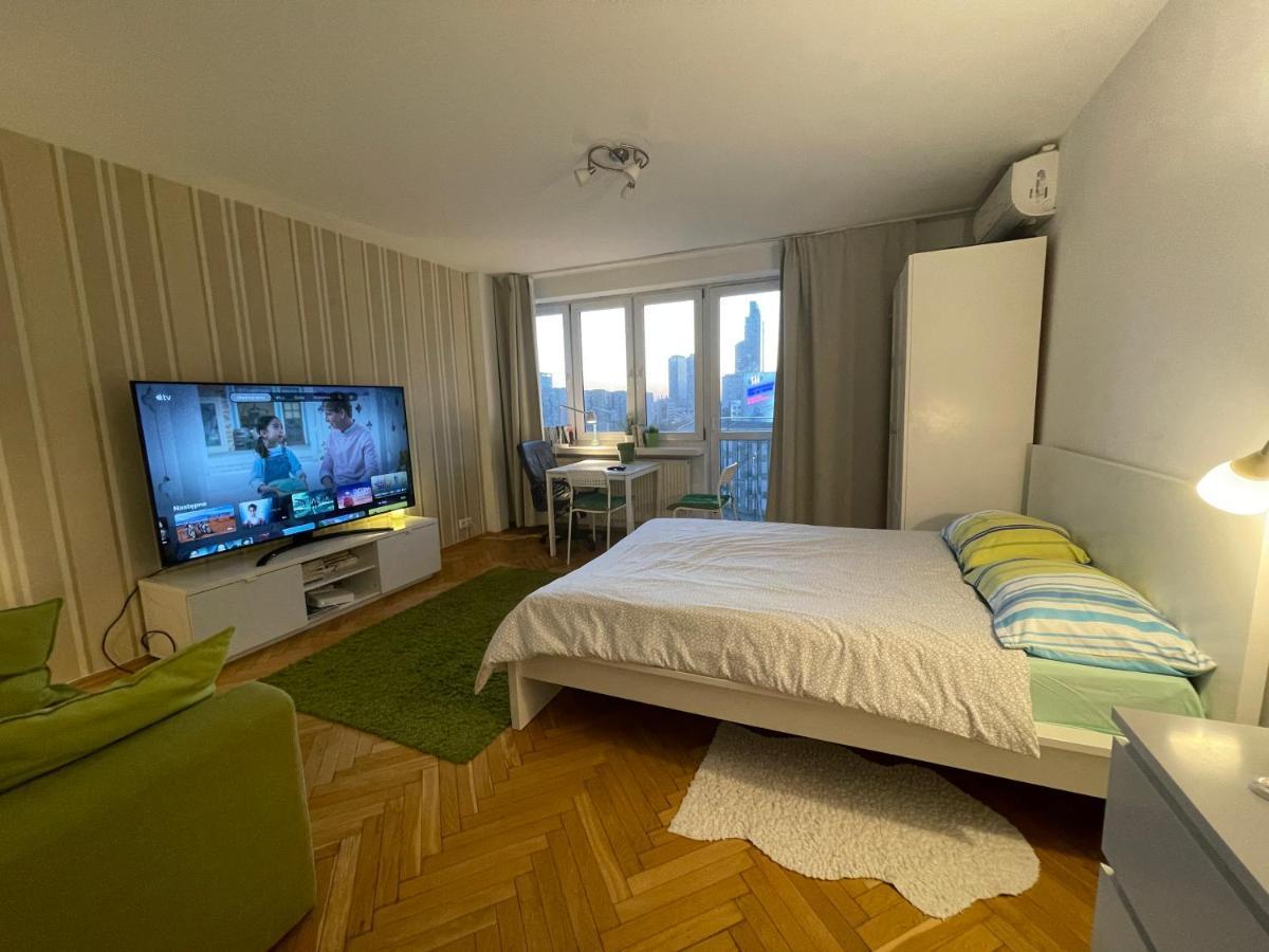 Super Apartament Green Rondo Onz Metro Nowe Wifi 300 Mb/S Aircondition Netflix Spotify Warszawa Eksteriør bilde