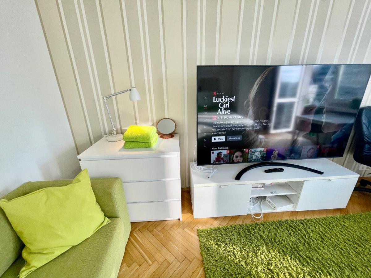 Super Apartament Green Rondo Onz Metro Nowe Wifi 300 Mb/S Aircondition Netflix Spotify Warszawa Eksteriør bilde